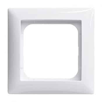 Busch/J Balance SI Afdekking Afdekraam 1-Voudig SI 1721-914 Echt Wit