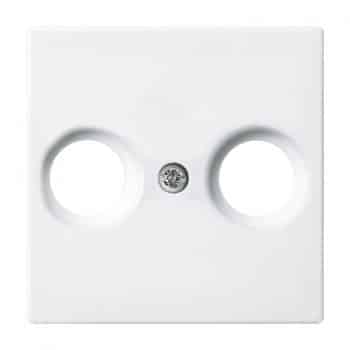 Busch/J Balance SI Afdekking Inzet Coax afdekplaat SI 2531-914 Echt Wi