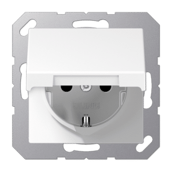 Jung As500 Inbouw Wcd 1-Voudig Ra A1520NKLww Klapdeksel Echt Wit