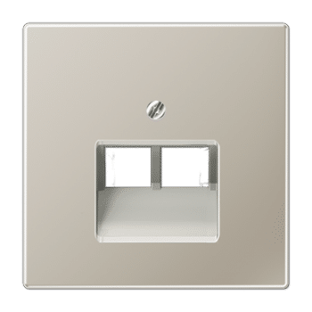 Jung LS990 Afdekking 2xrj45 UTP UIA ES2969-2UA Edelstaal