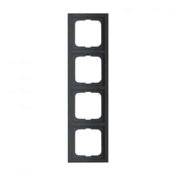 Busch/J Future Linear Afdekraam 4V Mat Zwart Ip20 1724-885K