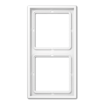 Jung Ls990 Afdekraam 2-V LS982WW Echt Wit Glans