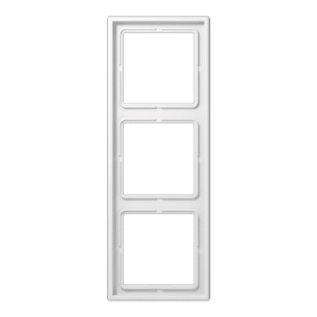 Jung Ls990 Afdekraam 3-V LS983WW Echt Wit Glans