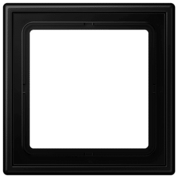 Jung LS990 Afdek 1-V Afdekraam LS981SWM Grafietzwart Mat