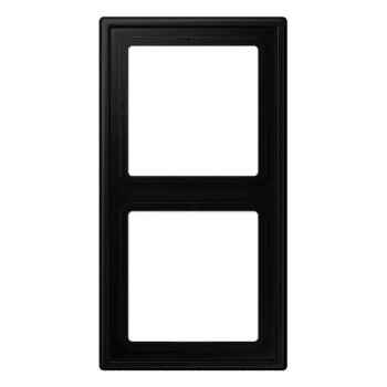 Jung LS990 Afdek 2-V Afdekraam LS982SWM Grafietzwart Mat