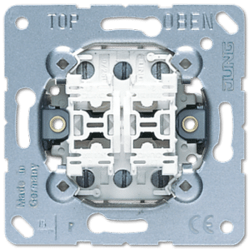 Jung Basis Inb. Schakelaar Dubbel Impuls 539Eu Basis 2xWissel