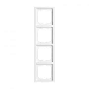 Busch-J Future Linear Afdekraam 4-V Glans Wit Ip20 1724-184K