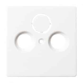 Busch-J Future Linear Centraalpl Antenne 2-V Glans Wit 1743-84