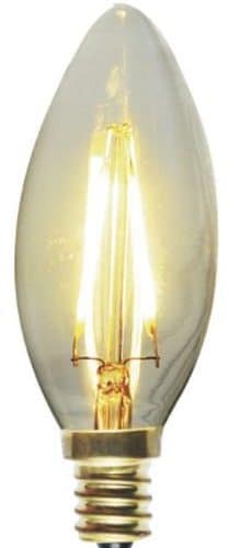 HP- Led Fila Helder Kaarslamp 2W E14 2700K 180L Dimbaar Hp-C35-2*38-CL