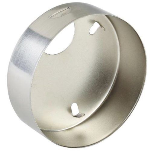 HP-Led LED Meubelspot 230V Opbouwring Gesch Chroom 70x21.3mm