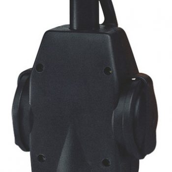 Abl Verloopstekker Verdeelstekker 3-Voudig Ra Rubber Zwart 1473-190