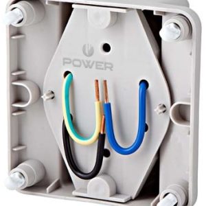 Abl Kabeldoos Deksel Incl. 2-V Ra. Contactdoos Bedraad Grijs 2094.060 - Afbeelding 3