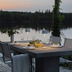 Konst- lounge Tafel 7814-250 Capri LED 35cm IP65 Matwit 2.2W USB WW - Afbeelding 4