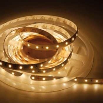 Flat- Ledstrip 3528 Flex 2400K 5Mtr 120Leds 12V Warmwit Ip20