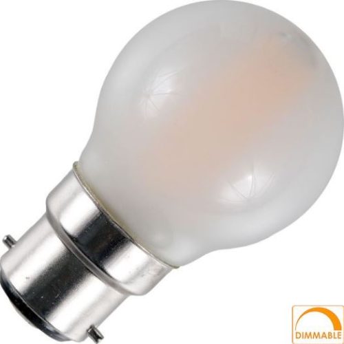 SPL LED Fila Kogellamp B22d Mat 4W- 25W 925 2500K 320L Dim LF024020301