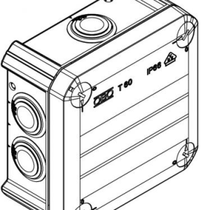 Obo Betterman Kabeldoos T60 7x Kabelinvoeren 114x114x57 Ip66 - Afbeelding 3