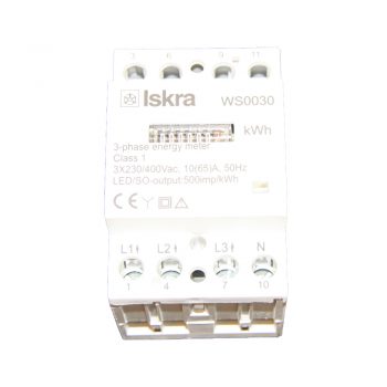 EPP Kilowattuurmeter Kwh 3-Fase (10) 63A 3M 3x230V 400V 2000 Kwh Ws0030