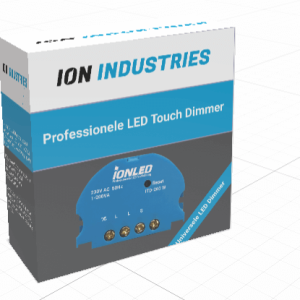 IonLed Inbouw Tastdimmer Uni 1- 200VA RC Anti Flicker voor alle merken - Afbeelding 3