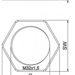 OBO V-TEC OBO Wartelmoer M25 ps lichtgrijs ral 7035 2049546 - Afbeelding 3