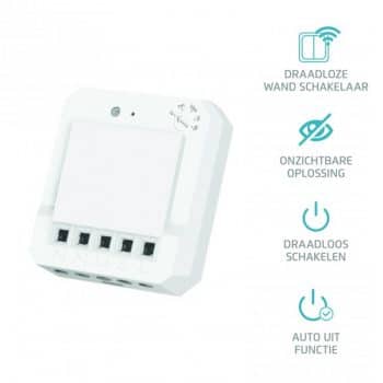 Klikaan Klikuit Ontvanger ACM-2300-HC Mini Inbouw Schakelaar Tot 2300W