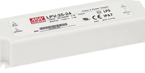 Meanwell Led Driver No-Dim 24V 36W LPV-35-24 148x40x30mm IP67