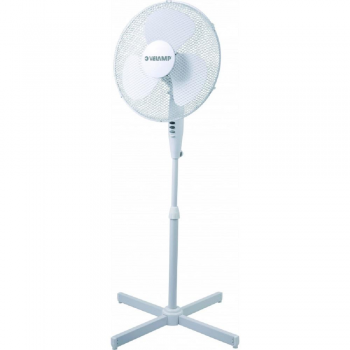 Staande Ventilator Wit 40CM 3 Standen hoogte 103cm -129cm Velamp