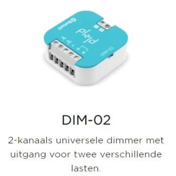 Plejd DIM-02 Dimmer Led 2-Polig 2x100W Mesh Bluetooth