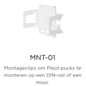 Plejd MNT-01 Montageklem op DIN-rail of wand voor Plejd actors