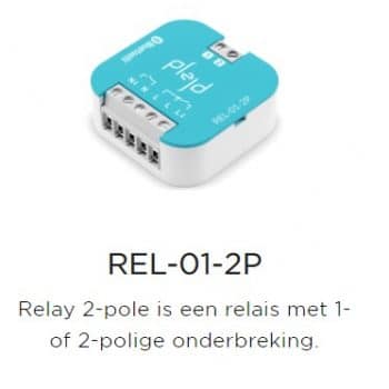 Plejd REL-01-2P Schakelaar Relais Led 2-Polig16Amp Mesh Bluetooth
