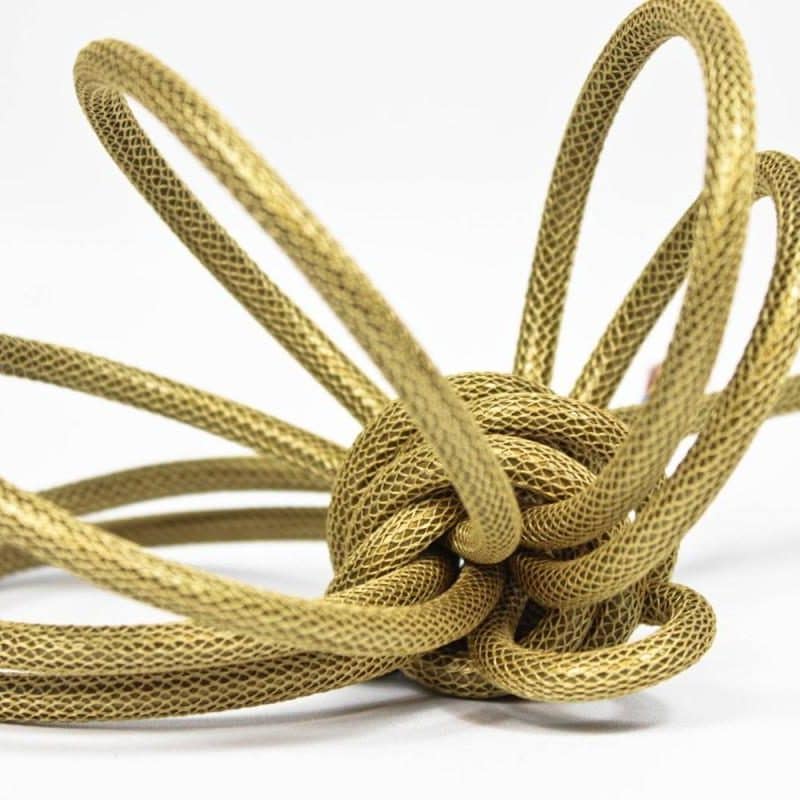 Vmvs T-15 Omvlochten Stof 2X0.75Mm Gold Crown  L=3meter