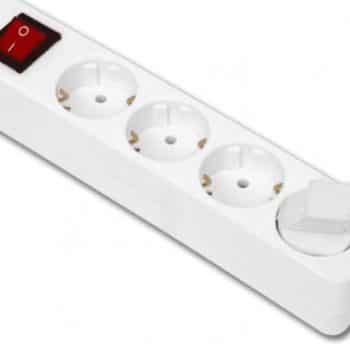 Greenline Tafelcontactdoos Tcd 4-Voudig Ra Met Schakelaar 5.0Mtr Snoer