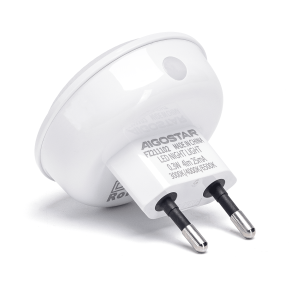 Aigostar LED Sensor Nachtlampje 0.3W Rond model CCT 3000-4000-6500K + Schemerschak. - Afbeelding 2