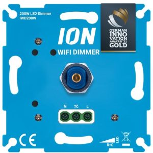 Ionled Inbouw LED Dimmer Tast comfort 0.3- 200W IMD200W-TAST Hotel Schakeling - Afbeelding 4