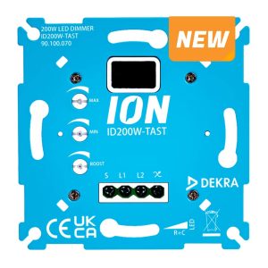 Ionled Inbouw LED Dimmer Tast comfort 0.3- 200W IMD200W-TAST Hotel Schakeling - Afbeelding 2