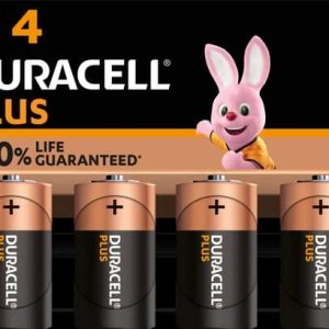 Duracell Plus Alkaline 100% MN1300 D-cel 4-Pack LR20 - Afbeelding 2