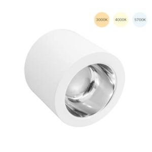 Tro- 136-098 DownLight Surface Mounted White 18W Tri-White Dim - Afbeelding 4