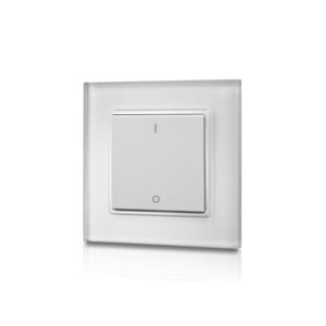 Tro- Led Push Dimmer Muur Glas Wit  RF- Wireless 1 Zone 86x86x13mm 20M - Afbeelding 3