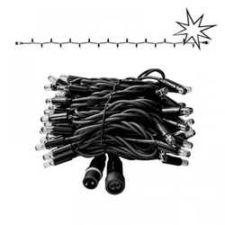 Tro- 011-233 Kerst PS230 String 6m Zwart Wire 2400K WW+ & Flash CW 4/