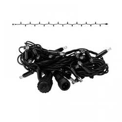 Tro- 018-502 Kerst PS36 IP44 Zwart String 3m 30Led 2400K WW+