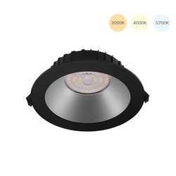 Tro- 136-137 Downlight Refl. mat 190mm Zwart CCT 6-15W