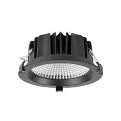 Tro- 136-362 Downlight Refl. Zwart 190mm 60Gr 4000K 6-15W