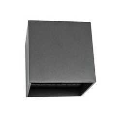 Tro- 149-132 Wall Wandlamp Cube 6W 10x10x10cm Antraciet 3000K Dim IP65