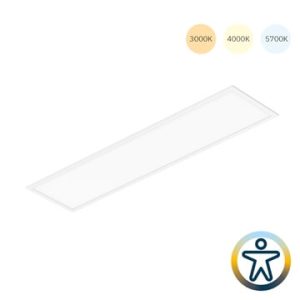 Tro- 173-021 Ledpaneel 120x30 25W 144L/W Tri-Wit CCT UGR19 Excl. dri