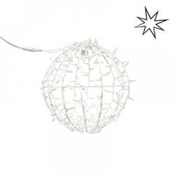 Tro- 571-009 3D Ball 35Grm White Cable 3000K Ww & Twinkle 3000K Ww