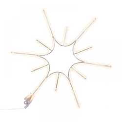 Tro- 580-030 Motifs 12 Point Star 50x43Cm 3000K Ww Neon Led