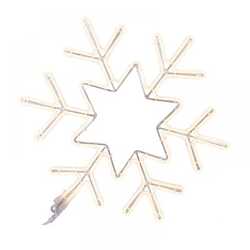 Tro- 580-032 Motifs Snowflake 50x43Cm 3000K Ww Neon Led