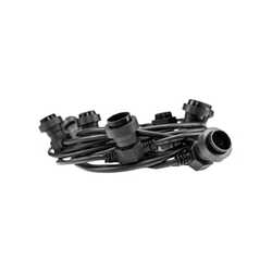 Tro- 585-126 Prikkabel Festoon Light 20m 40pcs E27 socket incl. power