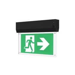 Tro- 600-018 Noodverlichting Led Exit Sign Surface Mount Zwart AT Inc