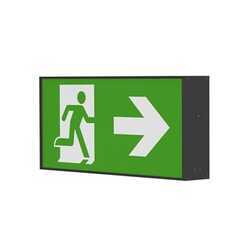 Tro- 600-040 Noodverlichting Led Exit Sign Large Double AT Incl. Pic