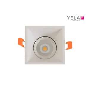Yela Inbouw Spot Louvre Rond Wit 7W DTW 700L Ø100 Gatmaat Ø90
